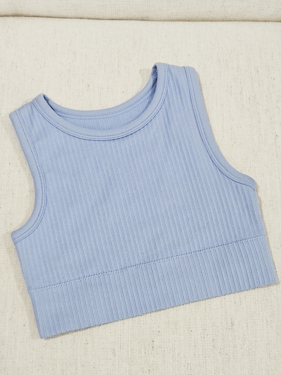art class Other - art class Light Blue Ribbed Tank Top for Kids